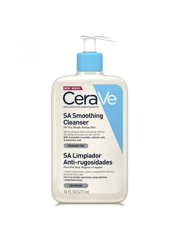 ژل شستشوی صورت سالسیلیک اسید سراوی حجم 473میل Cerave SA Smoothing Cleanser - تصویر 3