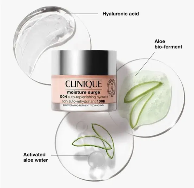 ژل کرم آبرسان 100 ساعته کلینیک مدل moisture surge | حجم 125 میل - تصویر 3