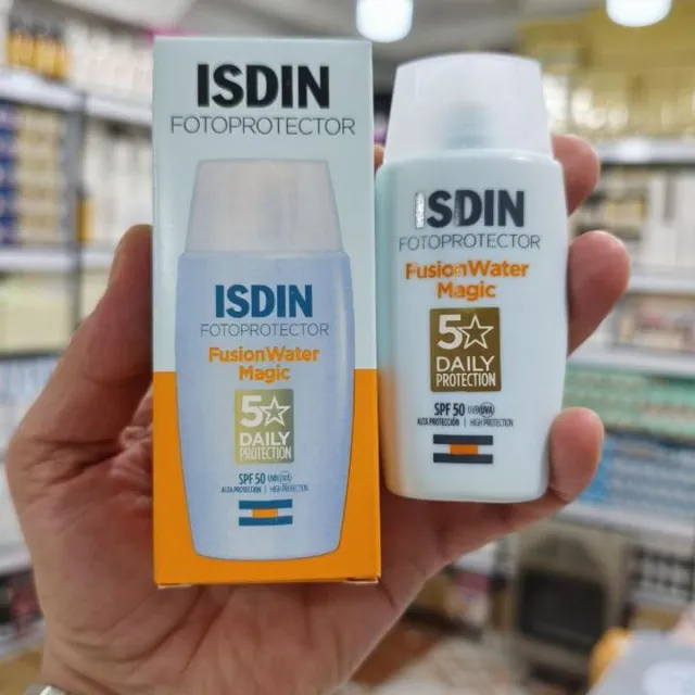 کرم ضد آفتاب بی رنگ ایزدین مدل magic SPF 50 حجم 50ml - تصویر 4