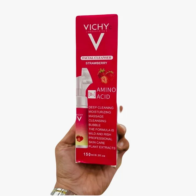 فوم شستشوی ویشی عصاره توت‌فرنگی Vichy - تصویر 2
