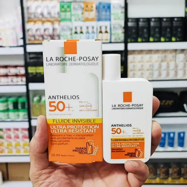 کرم ضد آفتاب فلویید بی رنگ لاروش پوزای با اس پی اف 50+ مدل آنتلیوس یووی مون 400 حجم 15ML - تصویر 2