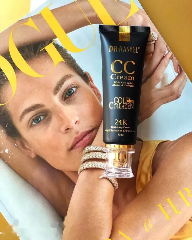 کرم سی سی سفید کننده صورت طلای دکتر راشل CC Cream - تصویر 4
