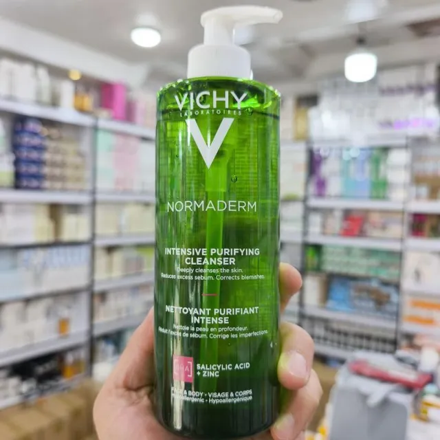 ژل شستشوی صورت ویشی 400 میل Normaderm - تصویر 4