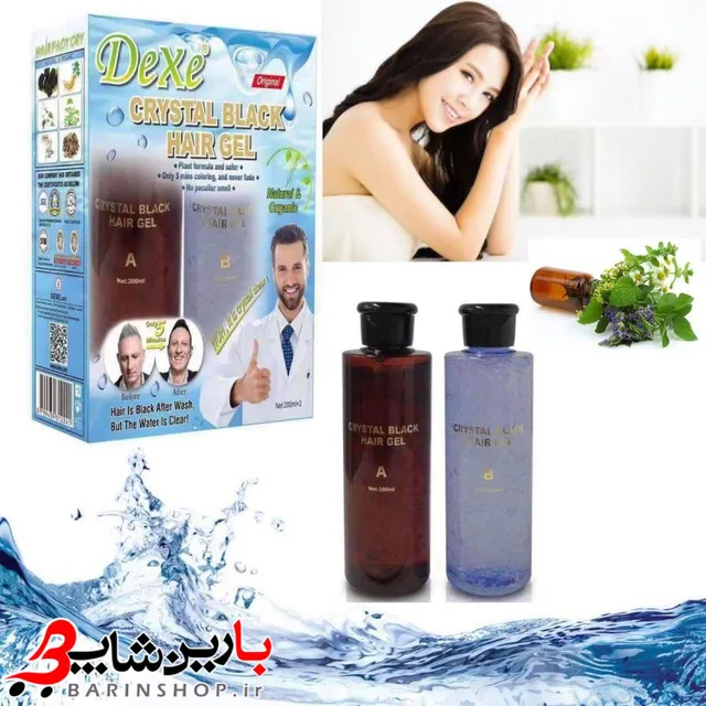 ژل رنگ مو مردانه دکس DEXE - تصویر 2