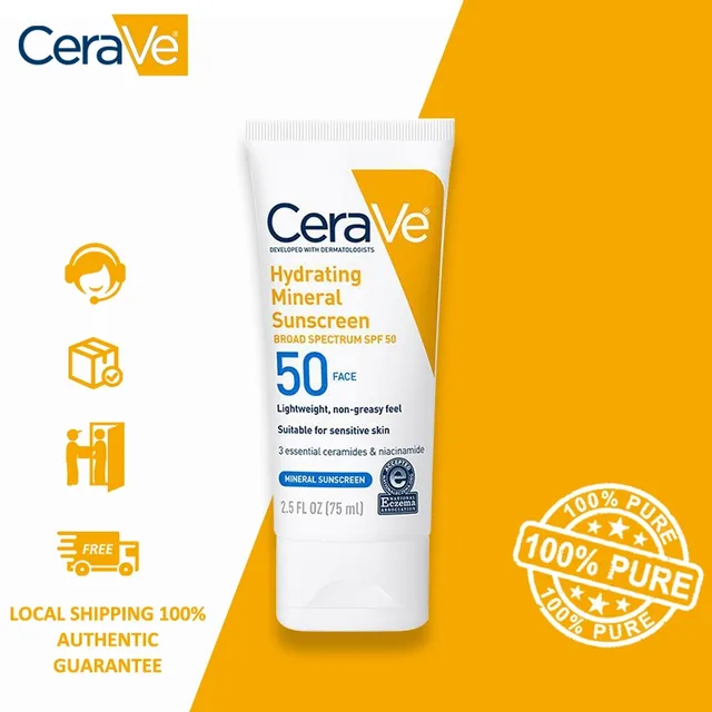کرم ضد آفتاب مینرال سراوی Cerave مدل آبرسان حجم 75 میل - تصویر 5