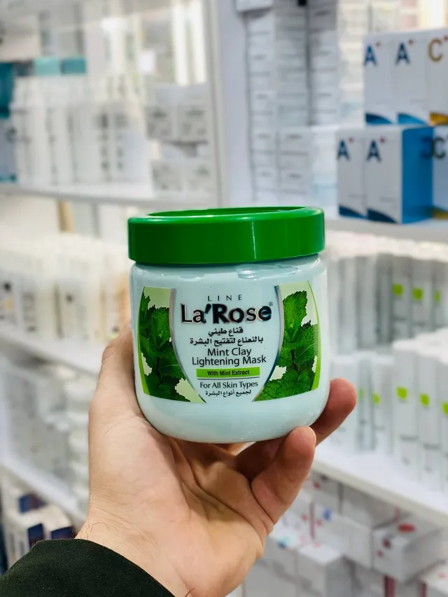 ماسک گچی نعناع لاروس La rose اصلی حجم 500 گرم - تصویر 4
