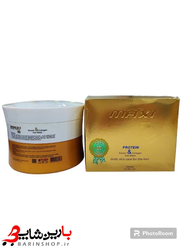 ماسک مو کراتینه و بدون سولفات مکسی گلد Maxi Gold - تصویر 2