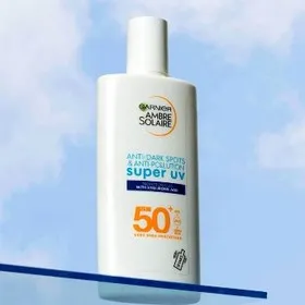 کرم ضد آفتاب بدون رنگ گارنیر SPF 50 مدل Ambre super uv ‌مناسب پوست‌های انواع پوست حجم 40 میلی‌لیتر - تصویر 2