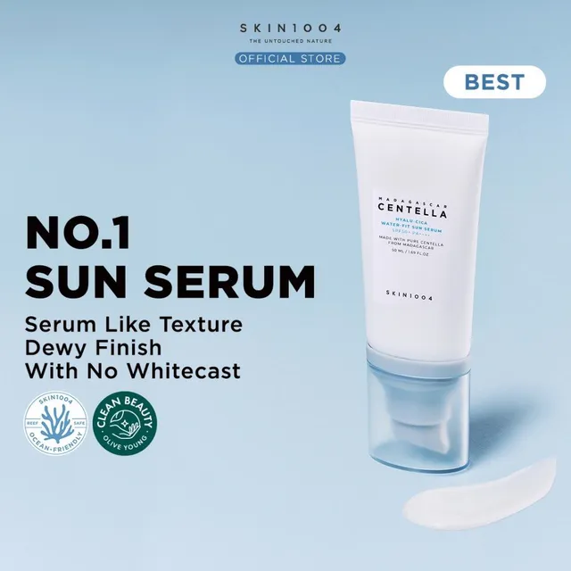 ضد آفتاب سنتلا اسکین 1004 اصل کره جنوبی بی رنگ SPF50 - تصویر 7
