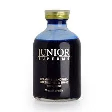 قطره صافی و شاین ضد زردی مو جونیور Junior Keratin Smoothing