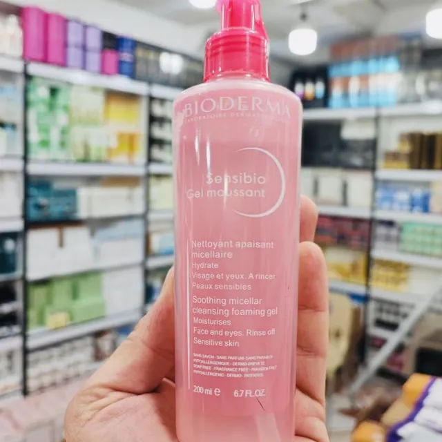 فوم ژل شستشوی صورت سنسبیو بایودرما BIODERMA Sensibio حجم 200 میل اورجینال - تصویر 4