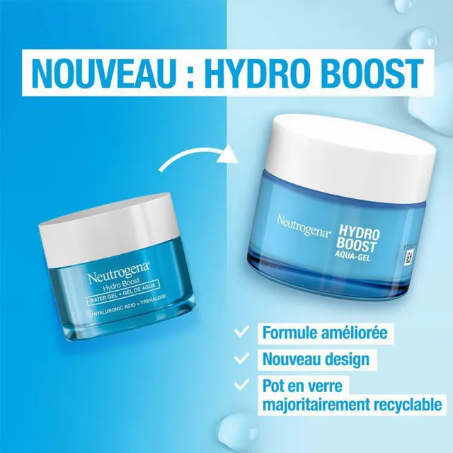 ژل کرم آبرسان هیالورونیک اسید نوتروژینا مدل Hydro Boost - تصویر 4