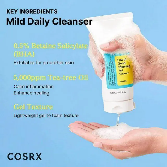 ژل شستشو Low pH COSRX Gel - تصویر 4