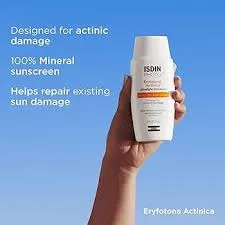 ضدآفتاب ترمیم کننده ایزدین 100 میل مدل ISDIN Eryfotona Actinica Zinc Oxide SPF 50+ - تصویر 2