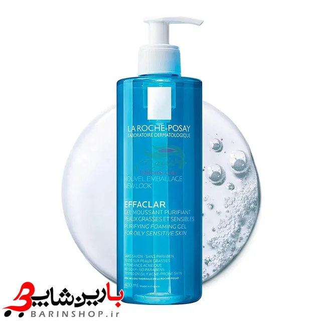 ژل شستشوی صورت پوست چرب لاروش پوزای 400 میل LAROCHE-POSAY