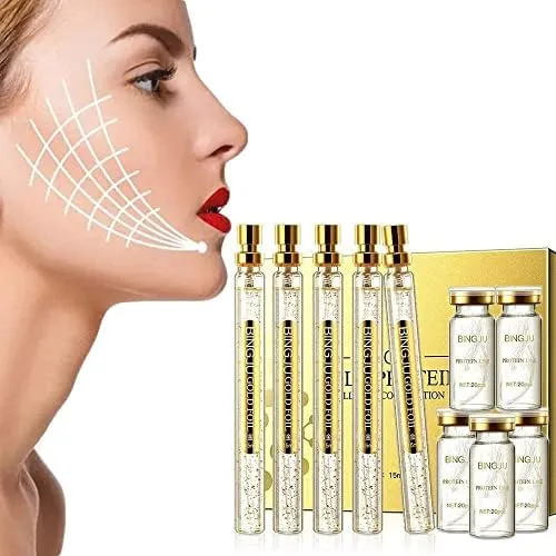 پک سرم و نخ کلاژن ساز جذبی طلا بدون نیاز به تزریق کره ای HIH - تصویر 2