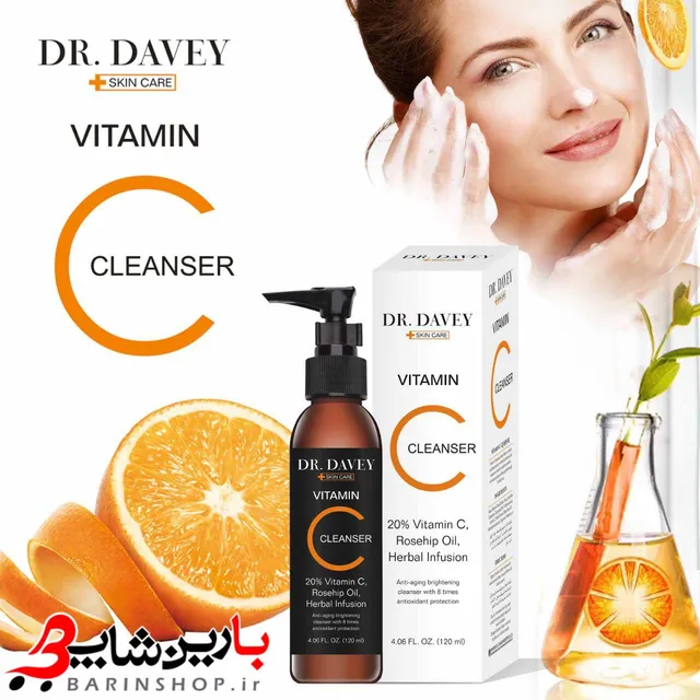 فوم روغن گل سرخ ویتامین DR.DAVEY C - تصویر 2