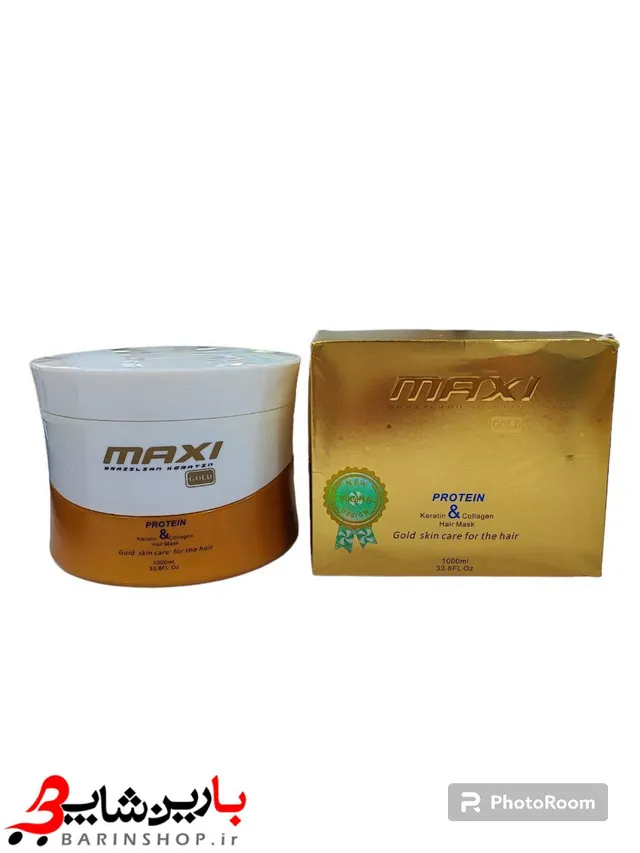 ماسک مو کراتینه و بدون سولفات مکسی گلد Maxi Gold