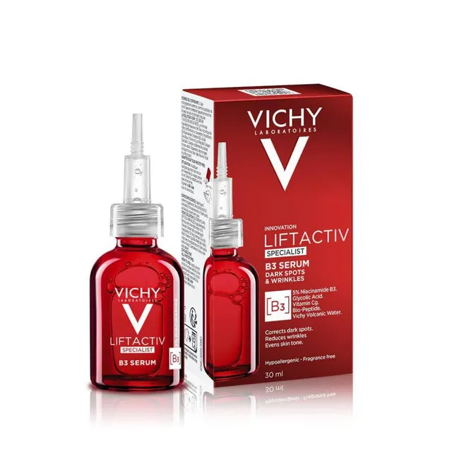 سرم ضد لک و ضد چروک B3 لیفت اکتیو ویشی VICHY حجم 30 میل - تصویر 3