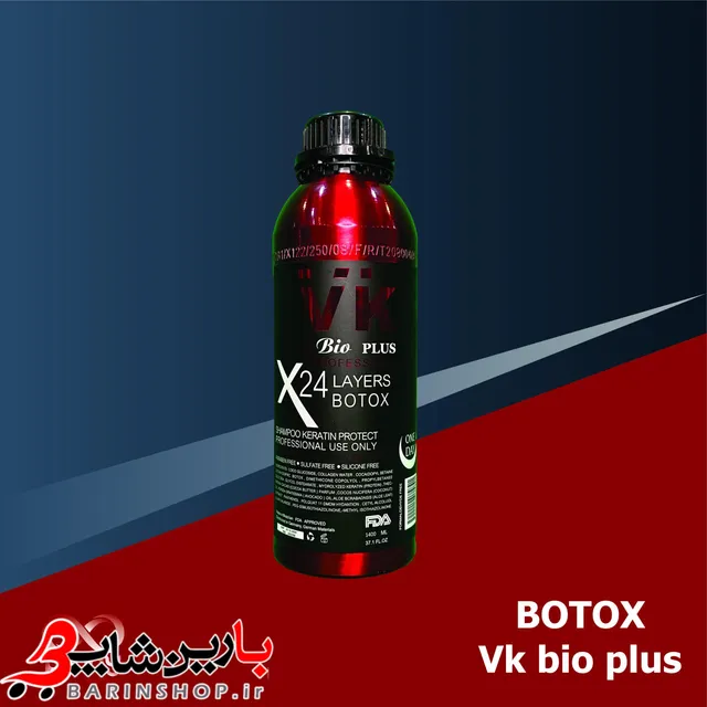 بوتاکس مو 24 لایه وی کی VK X24 LAYERS BOTOX حجم 1400 میل - تصویر 3