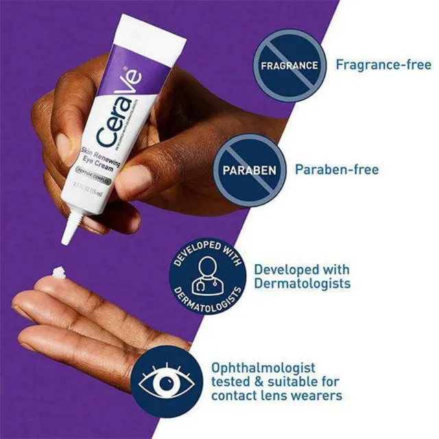 کرم دور چشم بازسازی چین و چروک سراوی Cerave Skin Renewing - تصویر 2
