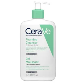 فوم شستشوی صورت مخصوص پوست نرمال و چرب سراوی 473میل Cerave ا Cerave Foaming Cleanser for normal to oily skin - تصویر 2