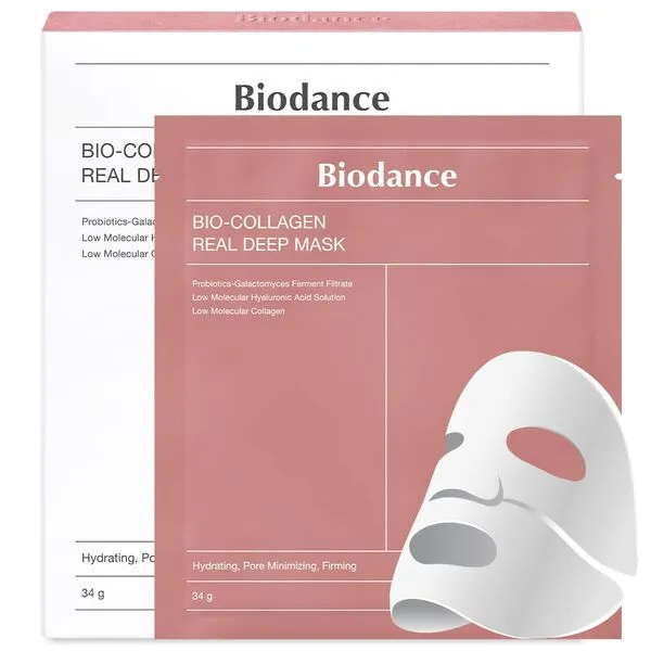 ماسک ورقه ای بایودنس Biodance بایو کلاژن Bio Collagen پک 4 عددی