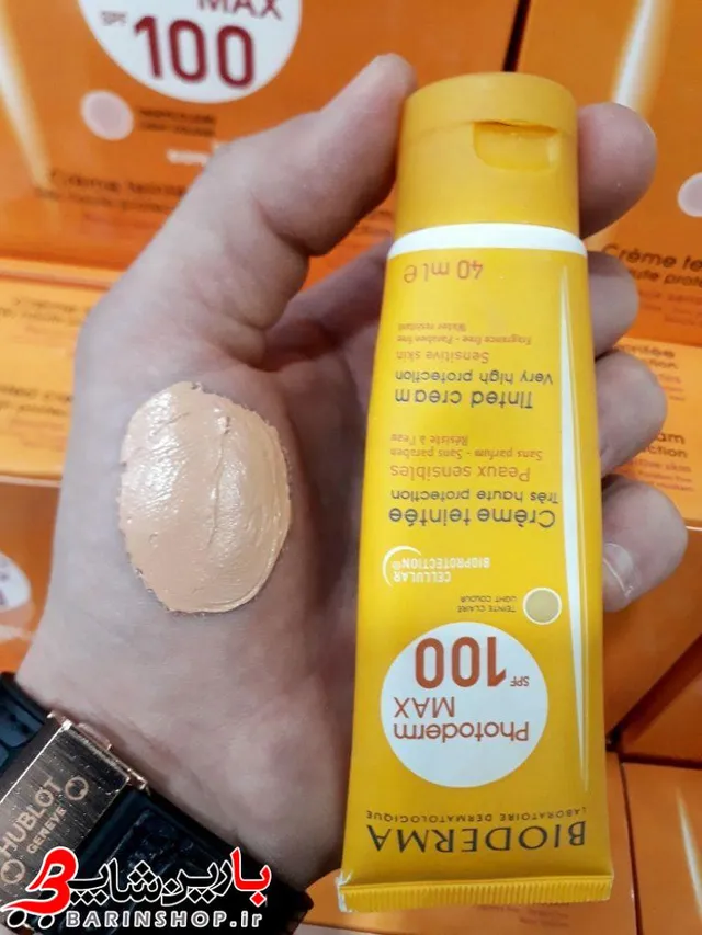 کرم ضد آفتاب رنگی بیودرما SPF100BIODERMA - تصویر 3
