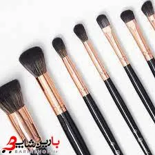 ست براش ۱۳ تایی بی اچ کازمتیکس استند دار مدل رز گلد مشکی (BH Cosmetics Signature Rose Gold 13 Piece Brush Set) - تصویر 11