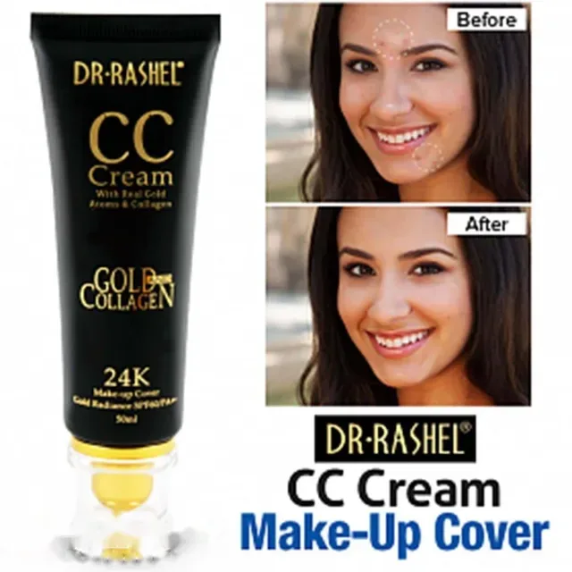 کرم سی سی سفید کننده صورت طلای دکتر راشل CC Cream - تصویر 5