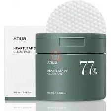 تونر پد دار پاک کننده و تسکین دهنده آنوا 160 میل ANUA Heartleaf 77% Clear Pad - تصویر 1