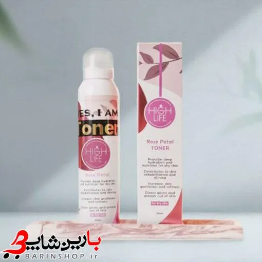 تونر گلبرگ گل رز هایلایف مخصوص پوست خشک - تصویر 1