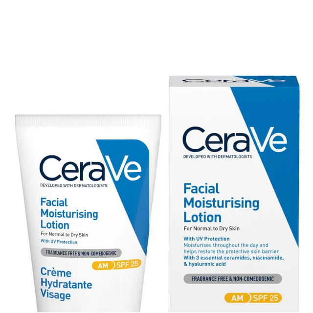 ضد آفتاب و مرطوب کننده و آبرسان روزانه سراوی Cerave حاوی SPF25 حجم 52 میل - تصویر 3