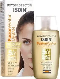 ضد آفتاب ایزدین فیوژن واتر اوربان SPF30 بدون رنگ 50 میل Isdin Fusion Water Urban Sunscreen SPF 30 Volume 50 ML - تصویر 5