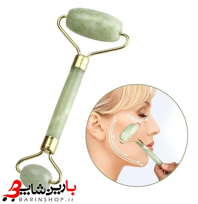 ماساژ صورت Jade Roller برای ماساژ صورت ضد پیری - تصویر 3
