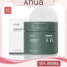 تونر پد دار پاک کننده و تسکین دهنده آنوا 160 میل ANUA Heartleaf 77% Clear Pad - تصویر 8