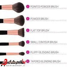 ست براش ۱۳ تایی بی اچ کازمتیکس استند دار مدل رز گلد مشکی (BH Cosmetics Signature Rose Gold 13 Piece Brush Set) - تصویر 7