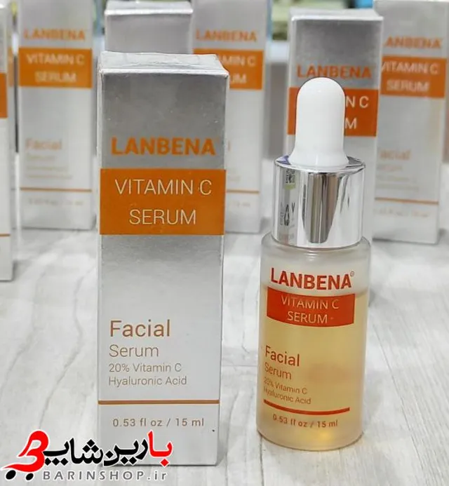 سرم روشن کننده وضدپیری ویتامین سی(c) لانبنا Lanbena