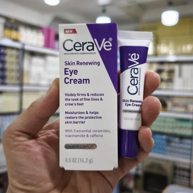 کرم دور چشم بازسازی چین و چروک سراوی Cerave Skin Renewing - تصویر 3