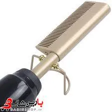 شانه مو صاف موی گرم ، شانه صاف شونده با گرمایش برقی Ceramic Hot Comb – Press Comb - تصویر 5