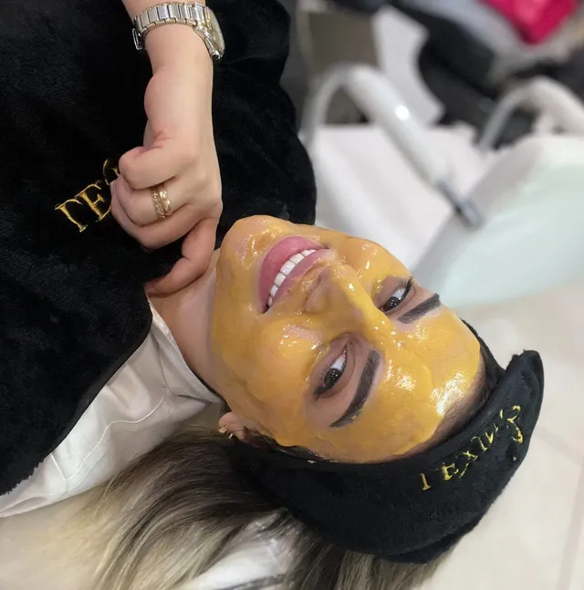 ماسک هیدروژلی طلا 24K برند premier beauty face - تصویر 8