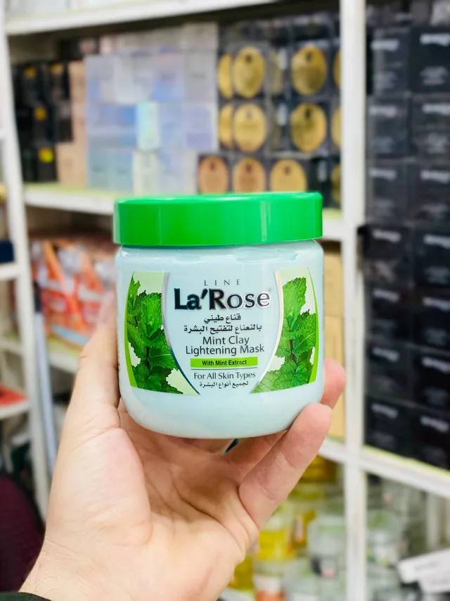 ماسک گچی نعناع لاروس La rose اصلی حجم 500 گرم - تصویر 3