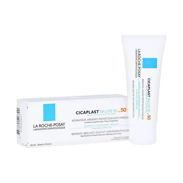 ترمیم کننده سیکاپلاست لاروش پوزای با SPF50 LA Roche-posay cicaplast Baume B5-50 حجم 100 میل - تصویر 3